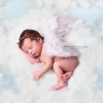 نمونه کار نوزاد با تم فرشته
